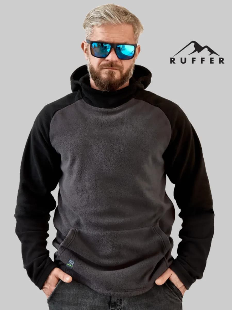 Толстовка флисовая с капюшоном