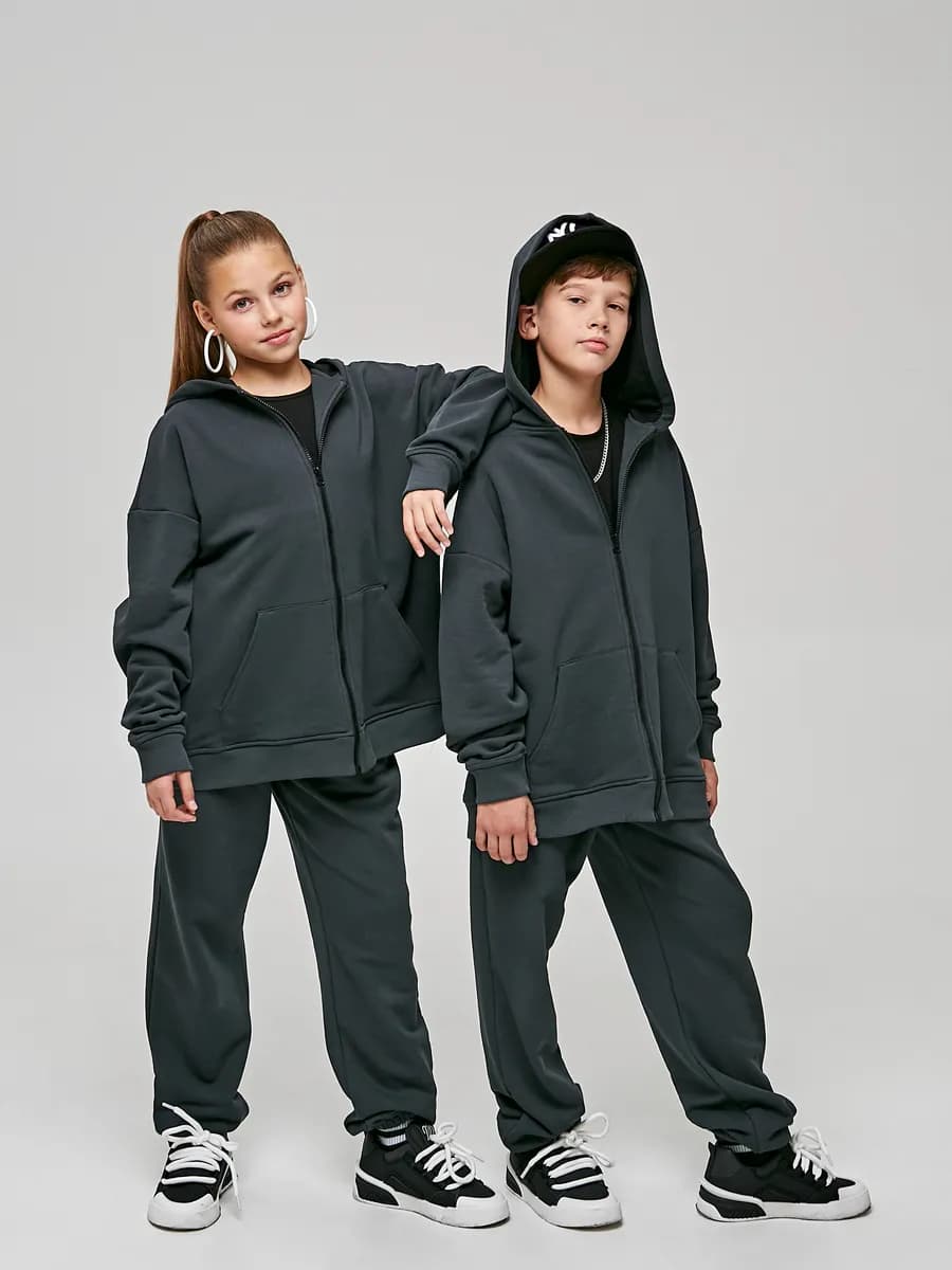 Зип худи оверсайз на молнии