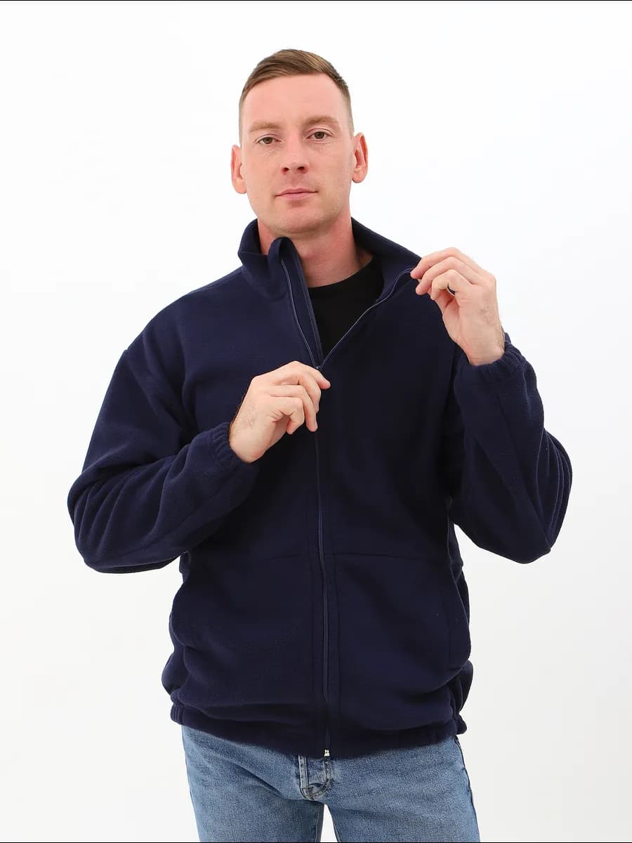 Толстовка на молнии без капюшона