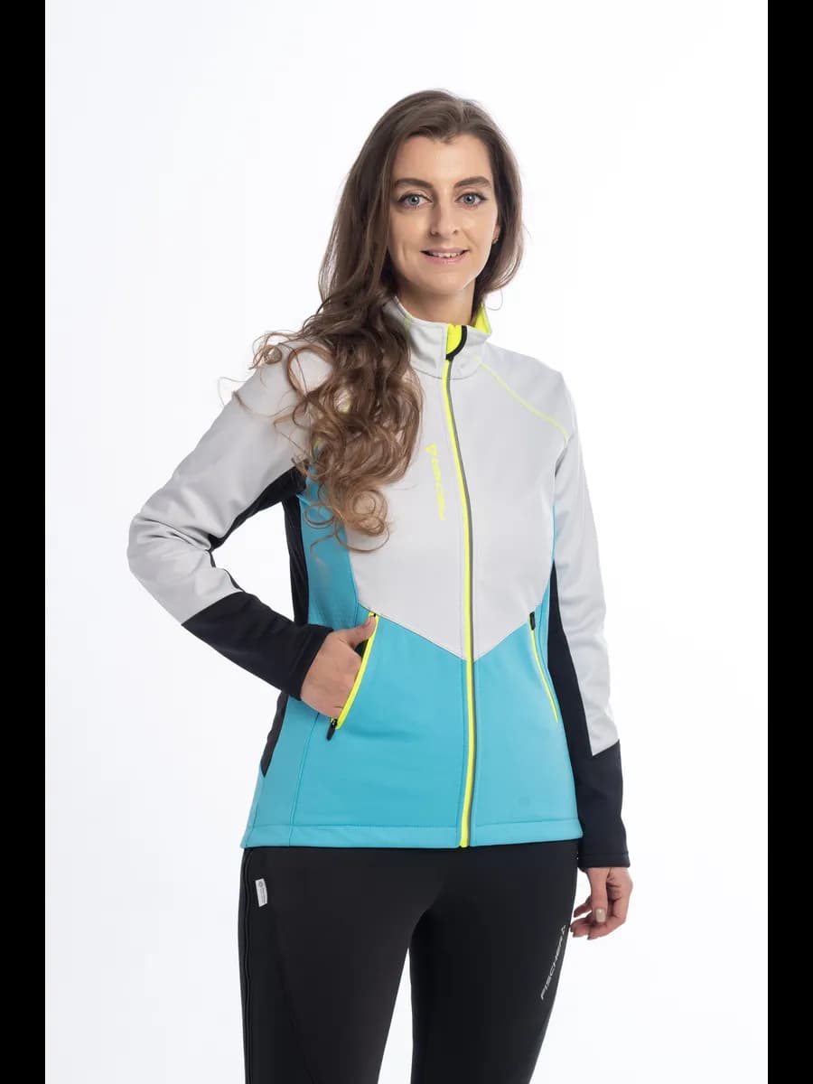 Куртка спортивная лыжная SOFTSHELL WARM для бега жен