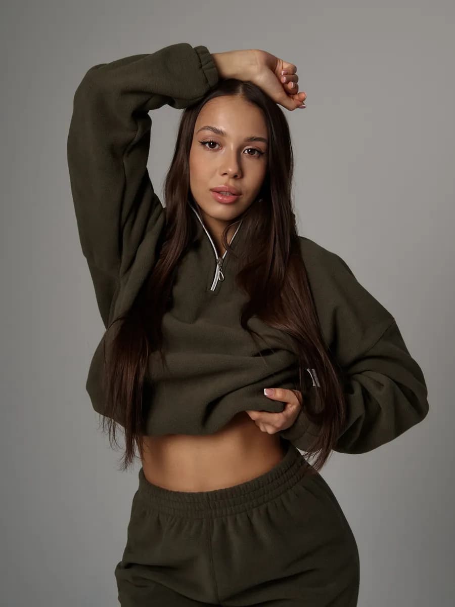 Флисовый костюм спортивный теплый