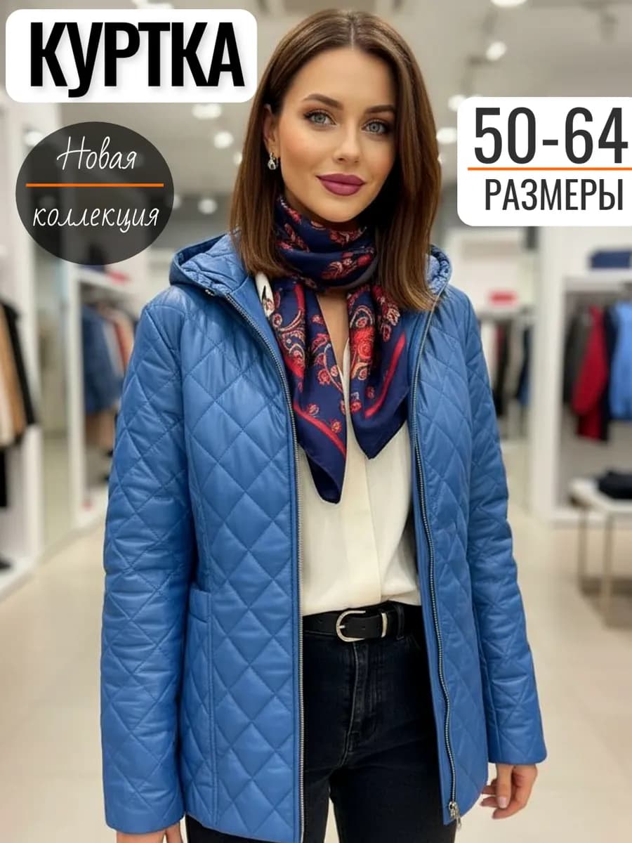 Куртка демисезонная большие размеры