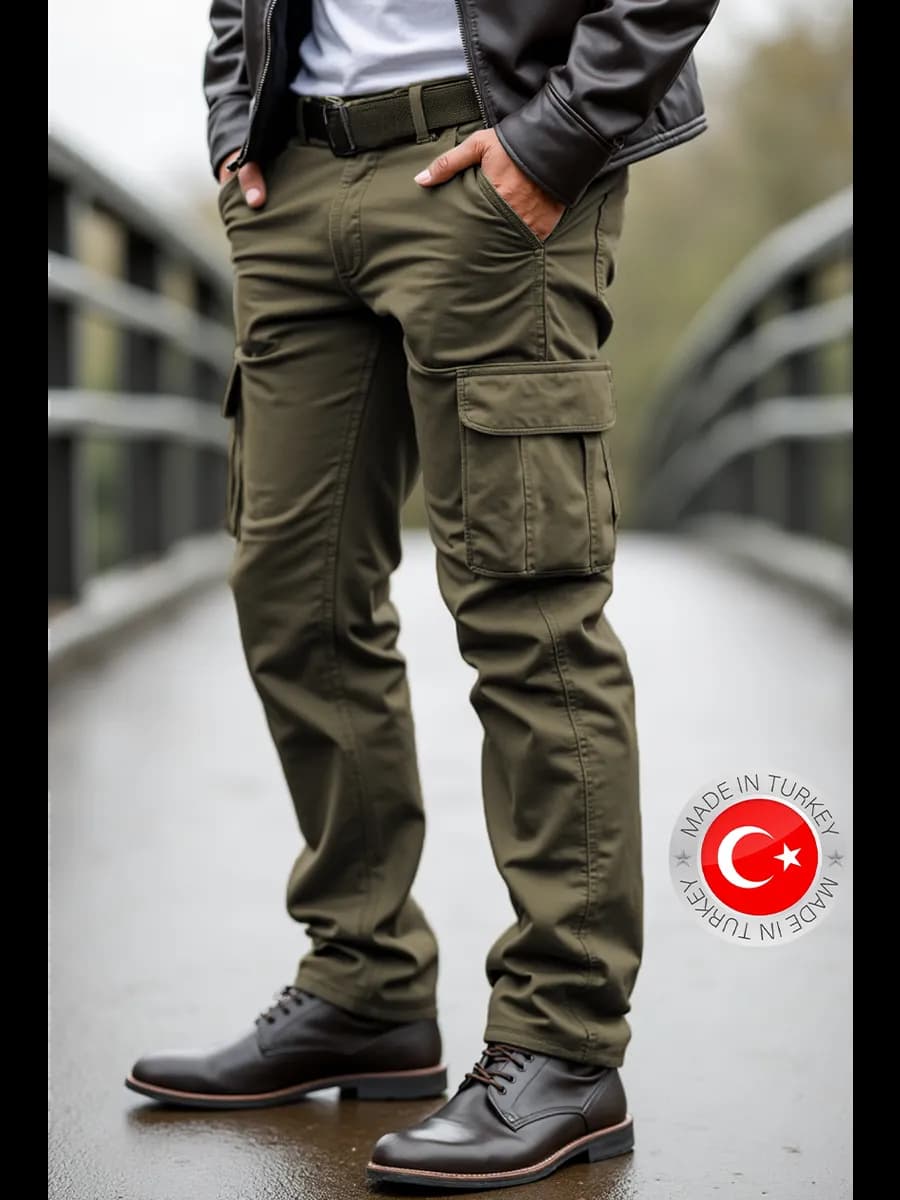 Джоггеры брюки карго прямые