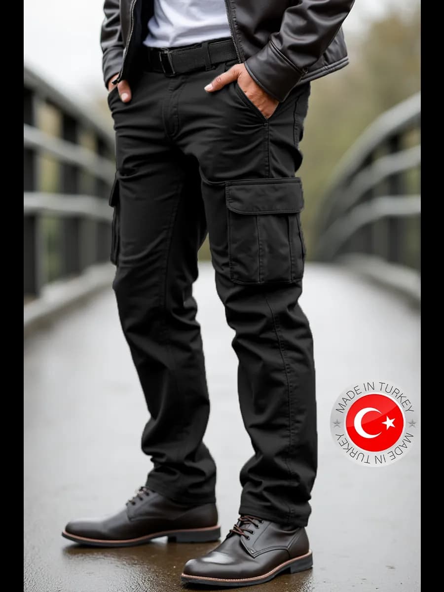 Джоггеры брюки карго прямые