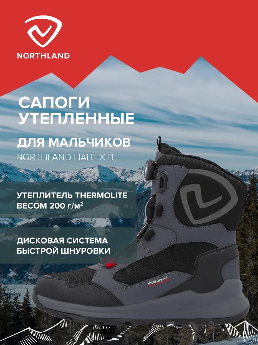 Сапоги детские утепленные Haitex B