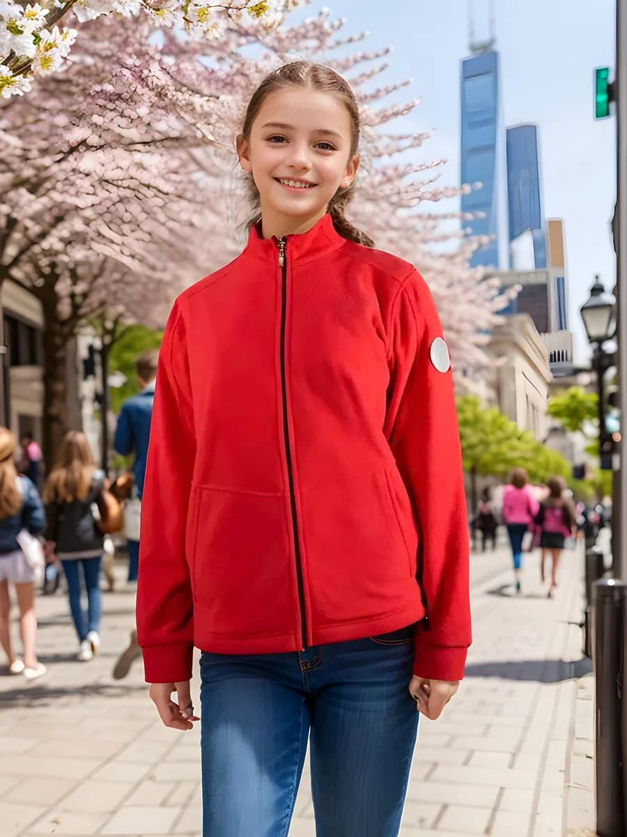 Кофта флисовая термо на молнии