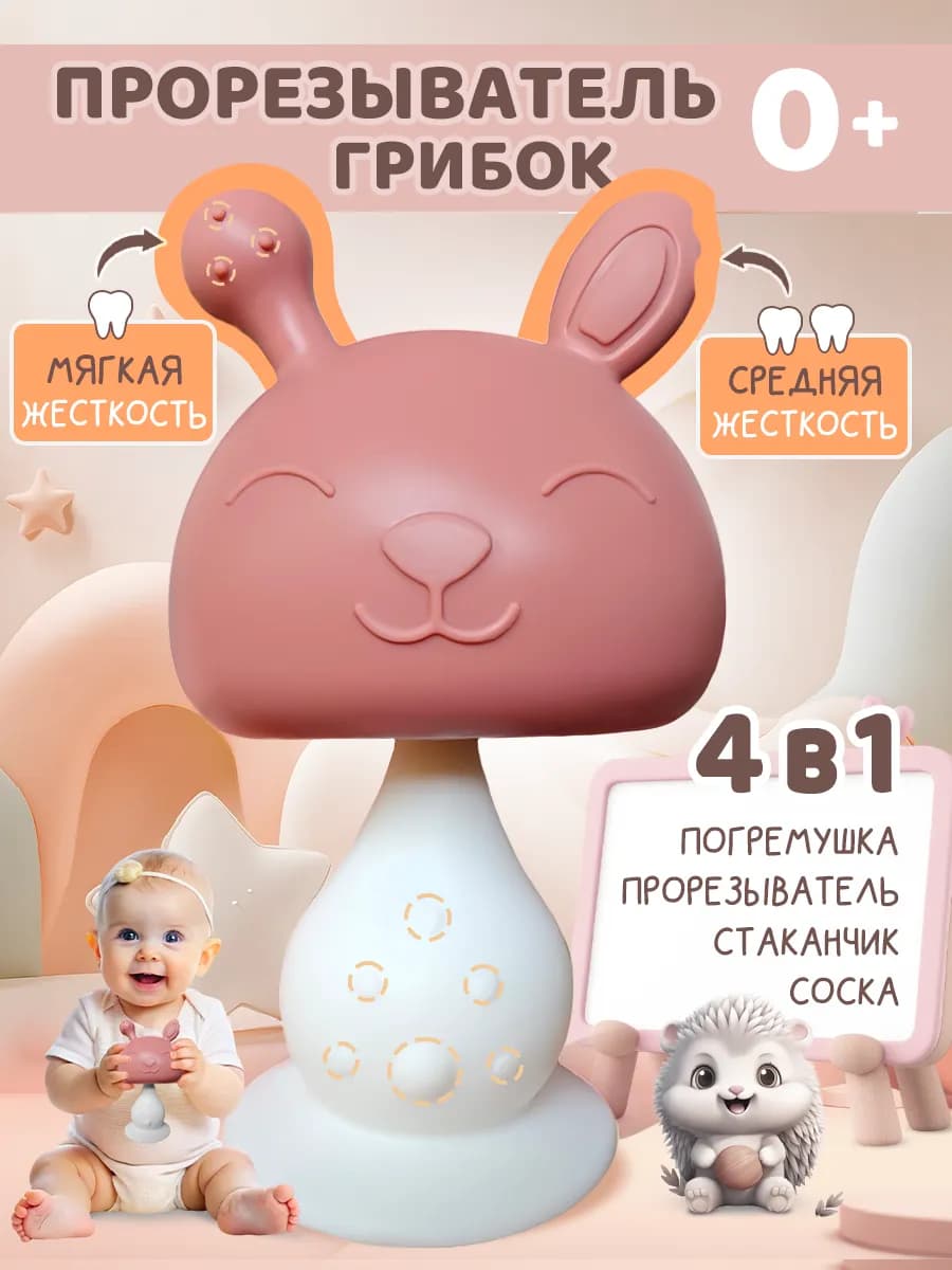 Прорезыватель грызунок для зубов новорожденных