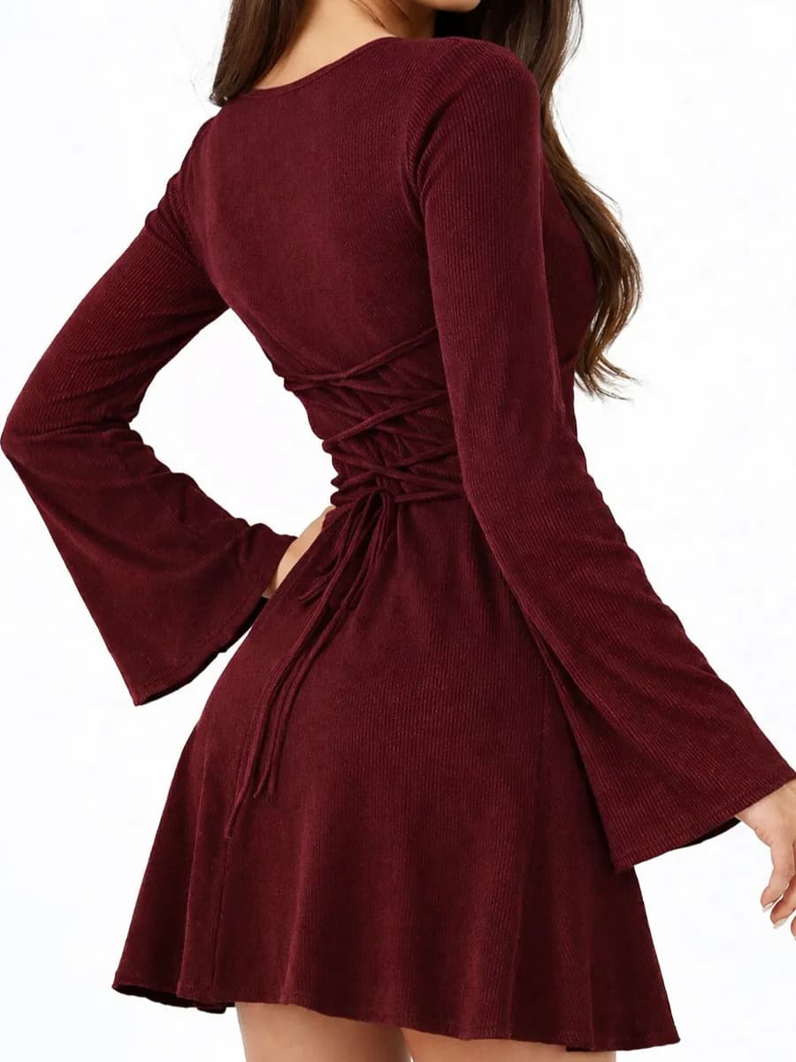 платье лапша с завязками