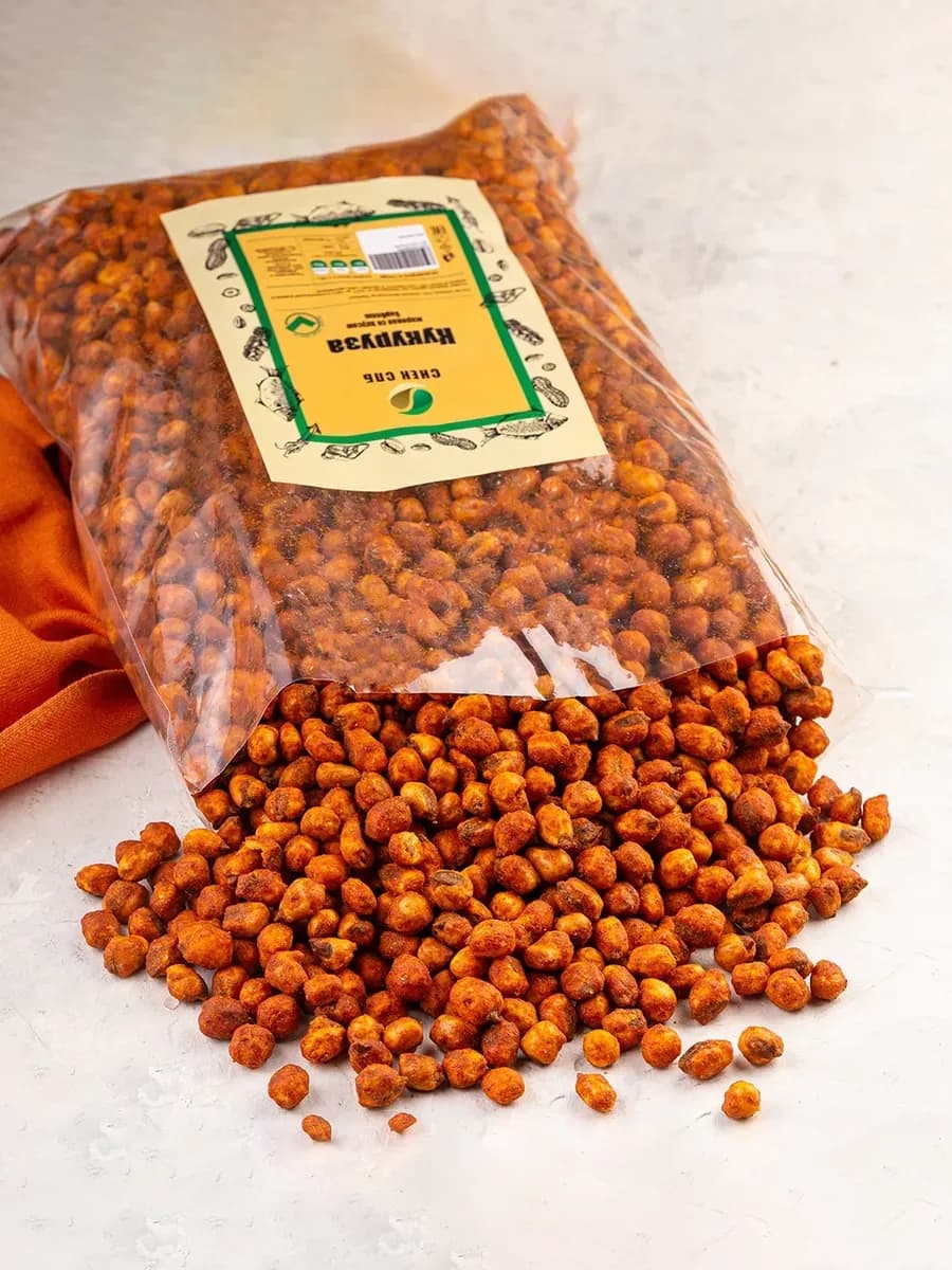 Кукуруза жареная соленая со вкусом барбекю 1 кг