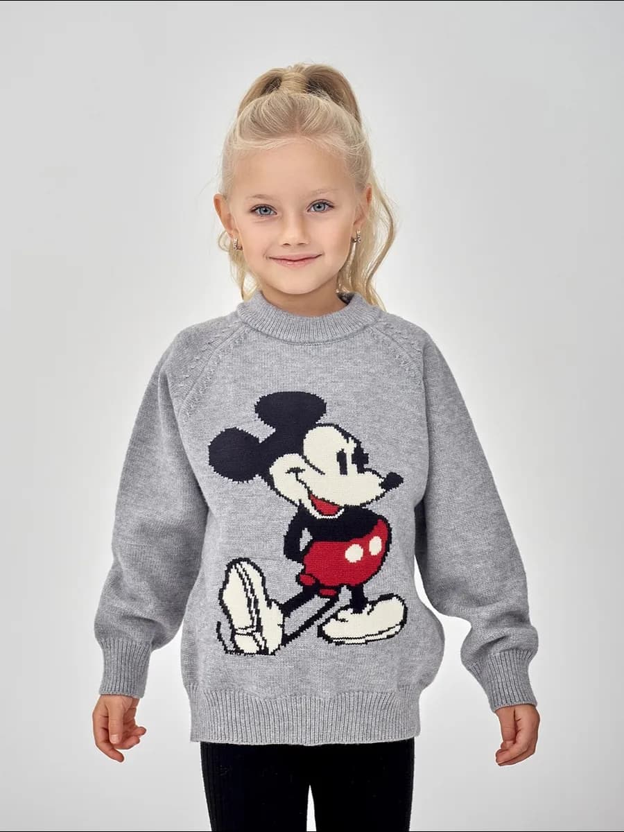 Вязаный джемпер детский - фото 1