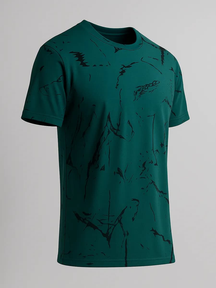 Футболка базовая с принтом - фото 1