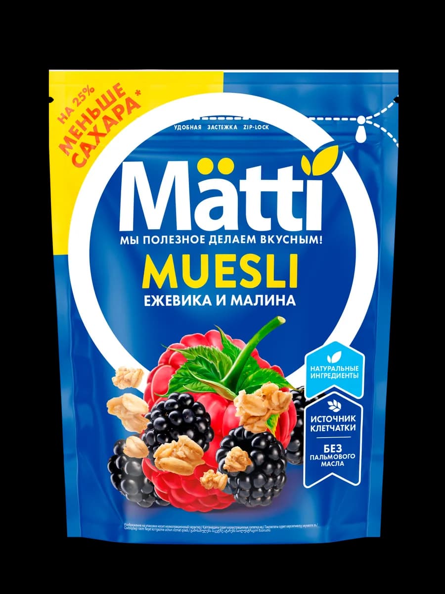 Мюсли с Ежевикой и Малиной, 250г
