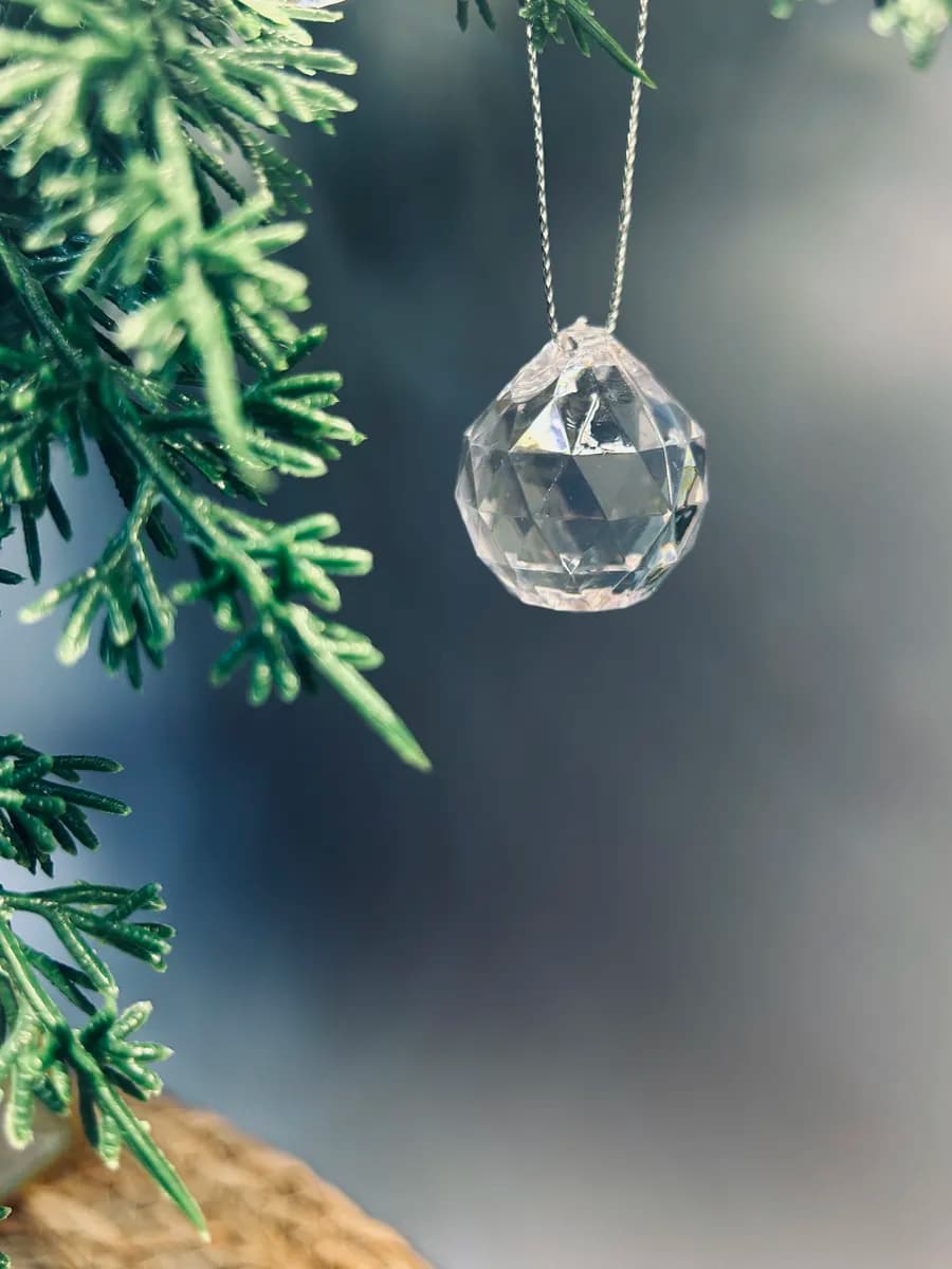 Елочное украшение шарики набор 10 шт