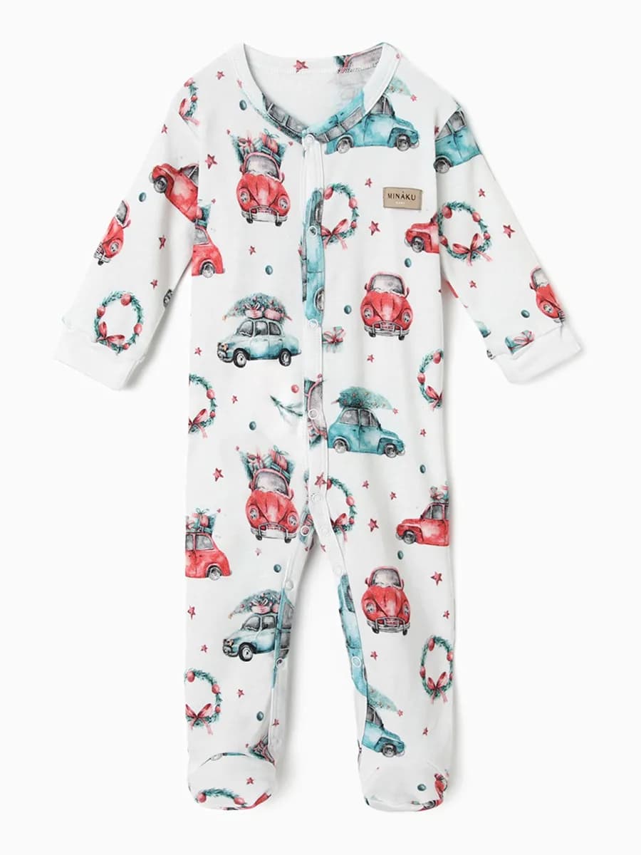 Детский новогодний комбинезон - слип для новорожденных