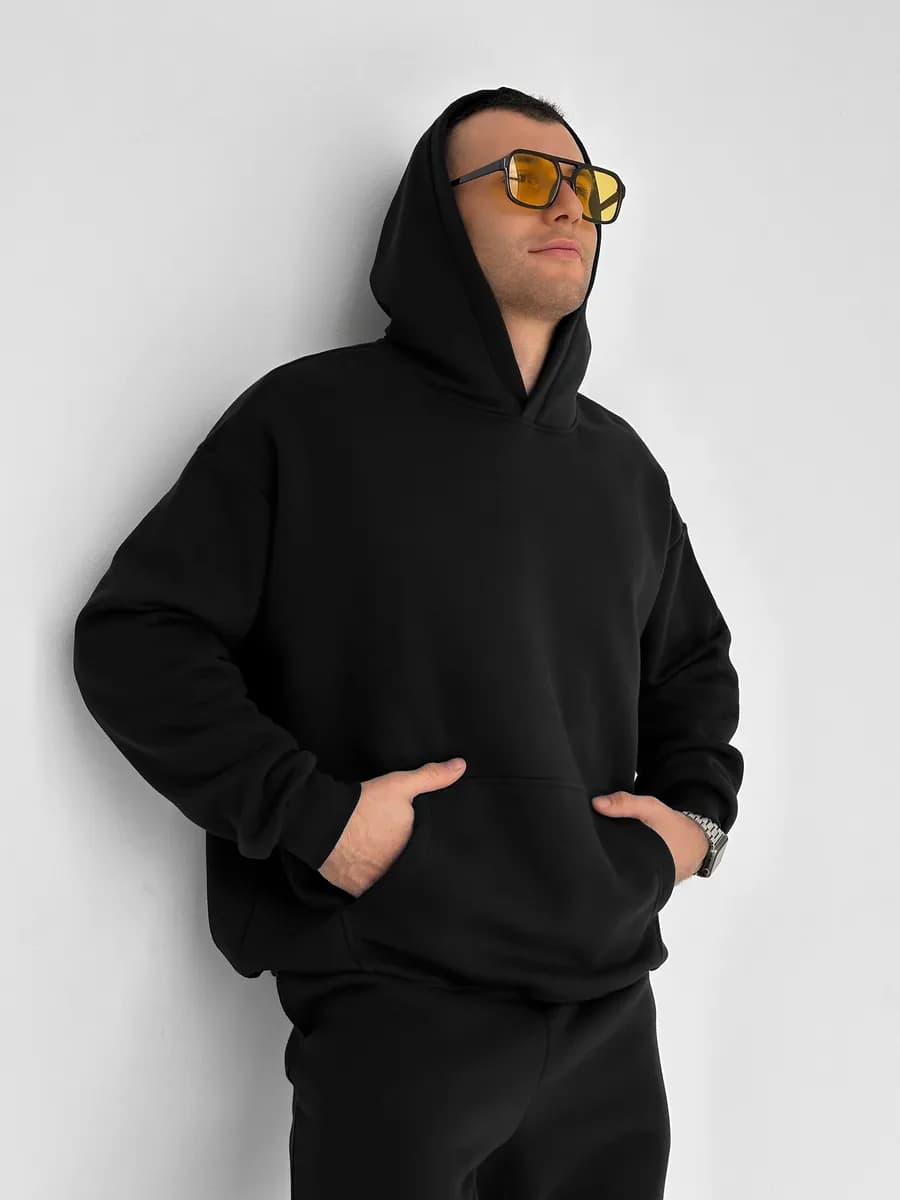 Худи мужское оверсайз с начесом