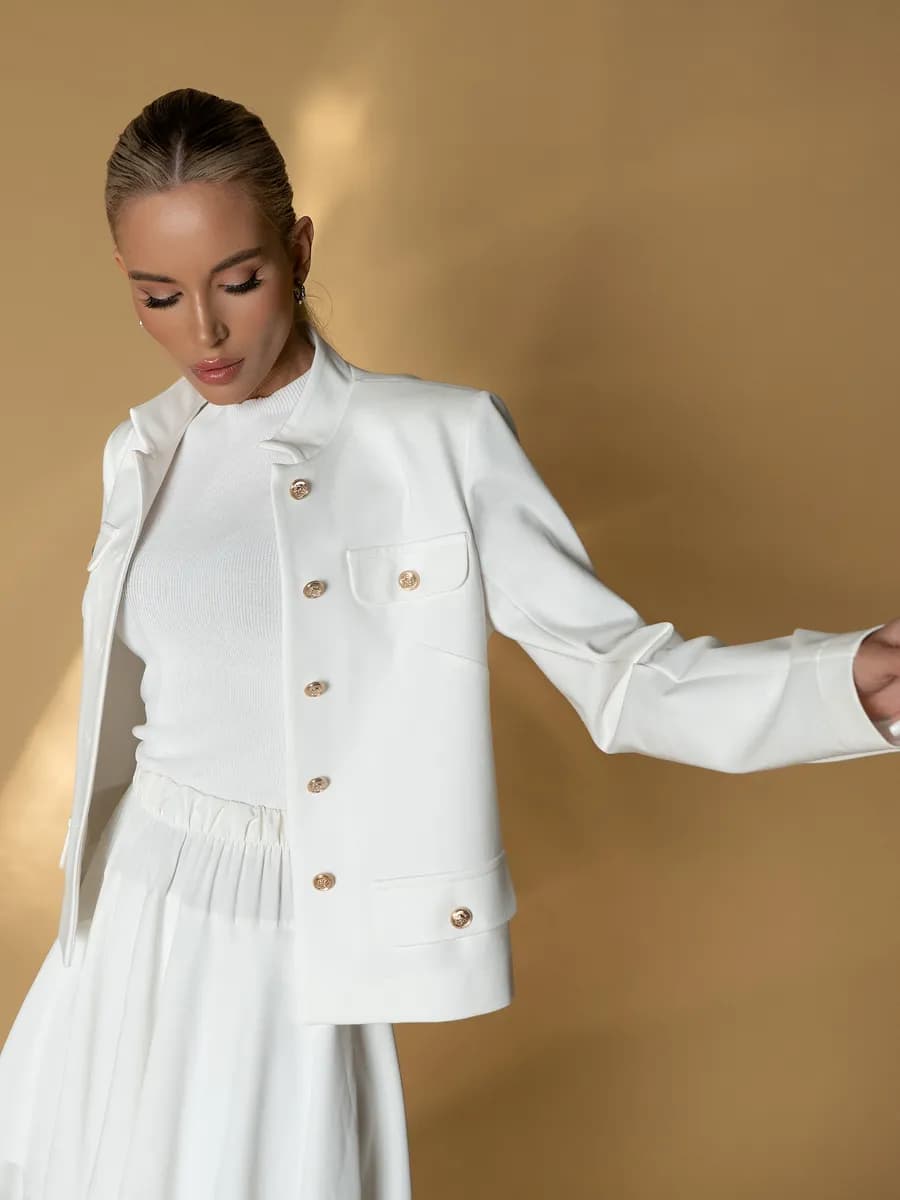 Пиджак оверсайз жакет укороченный old money