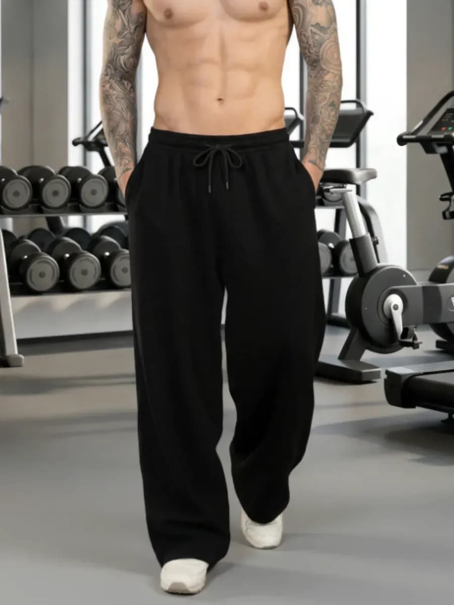 Брюки-штаны спортивные широкие оверсайз