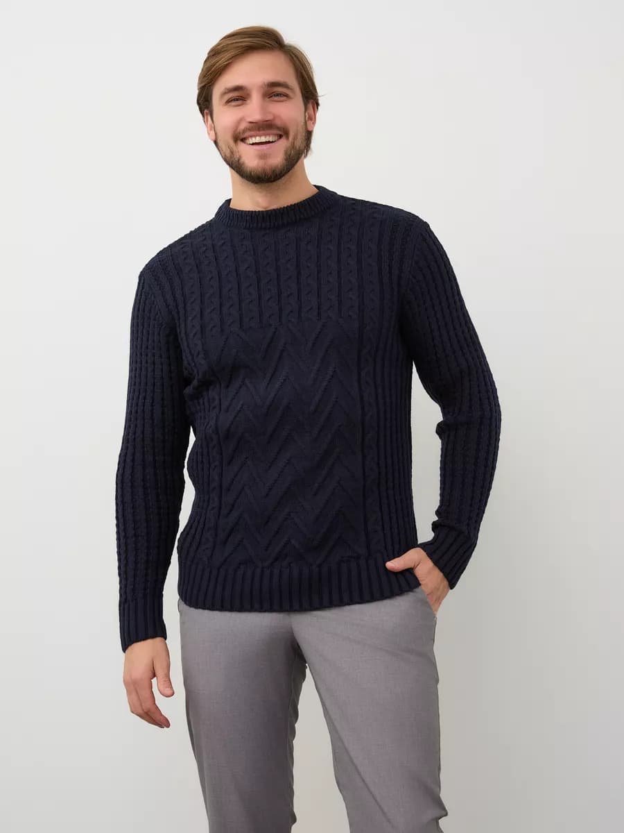 Джемпер вязаный - фото 1