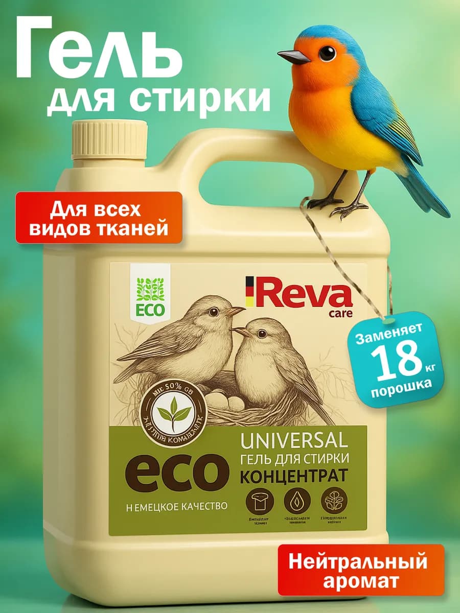 Гель для стирки 5 литров универсальный