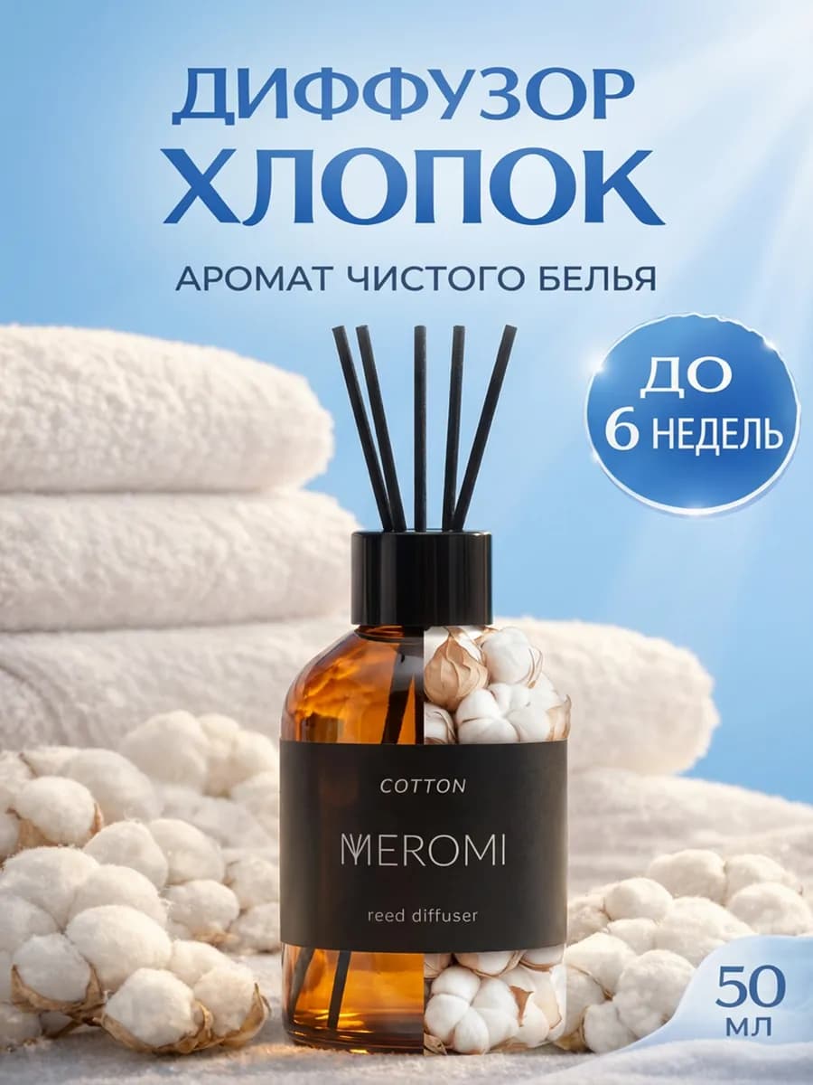Диффузор для дома с фибровыми палочками ароматизатор