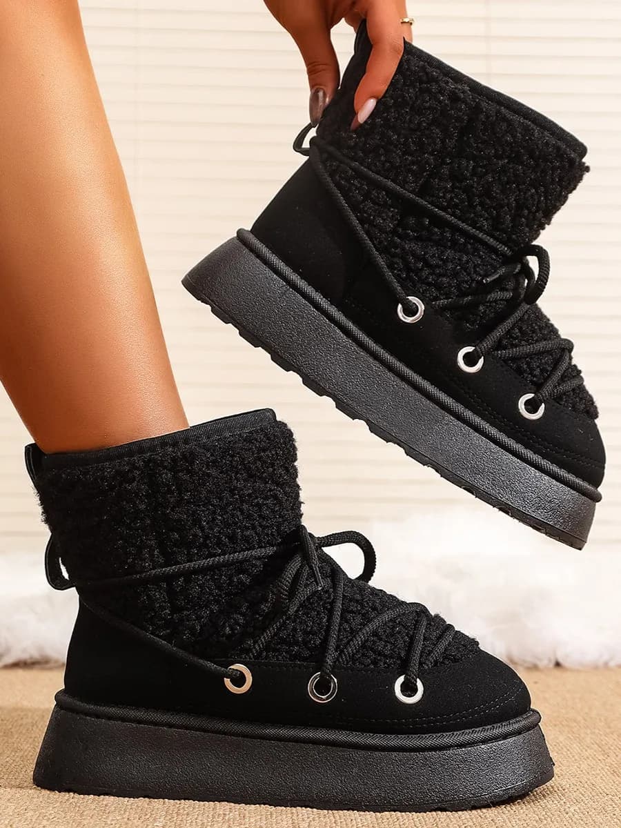 Угги зимние на платформе