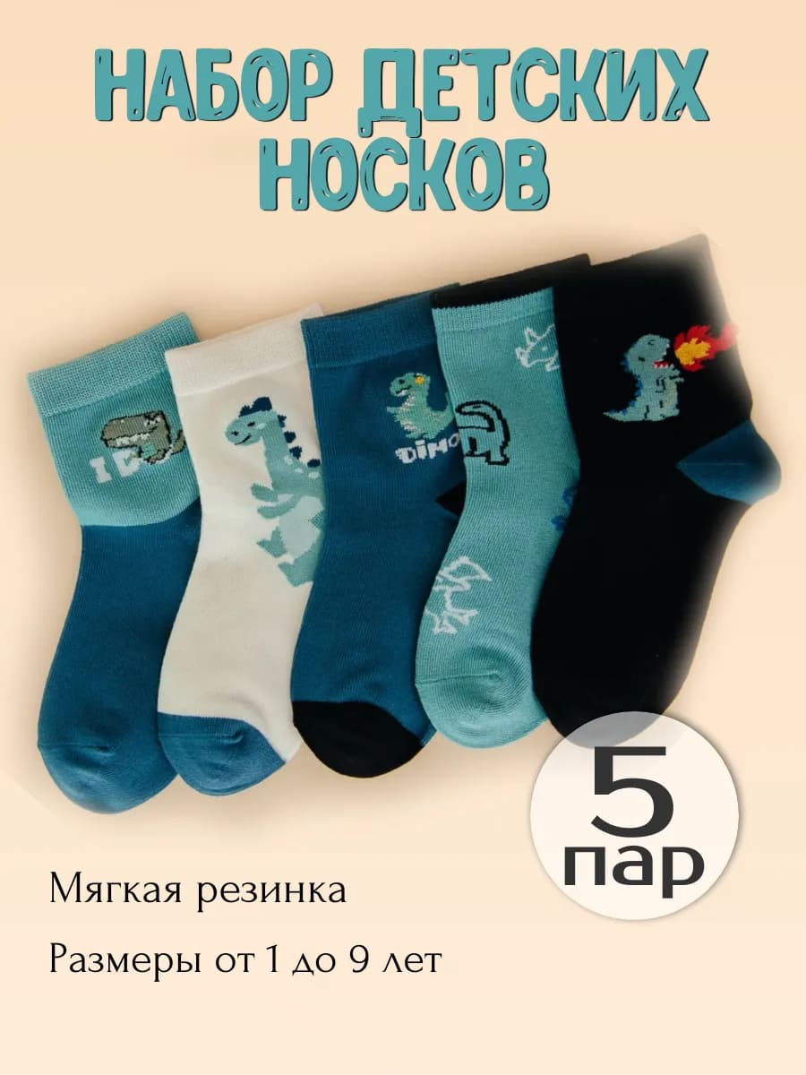 Набор детских носков 5 пар