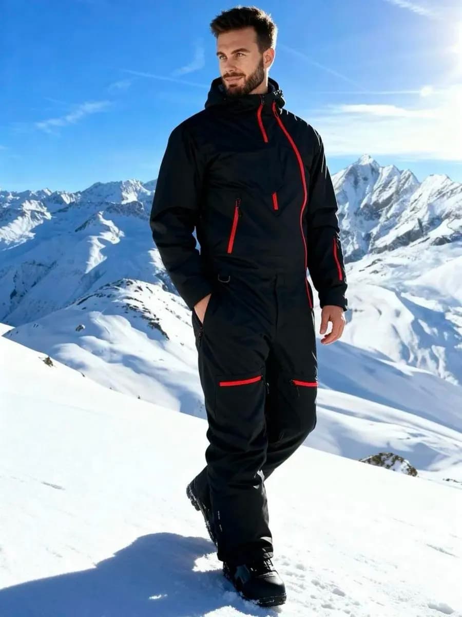 Горнолыжный зимний комбинезон мембрана