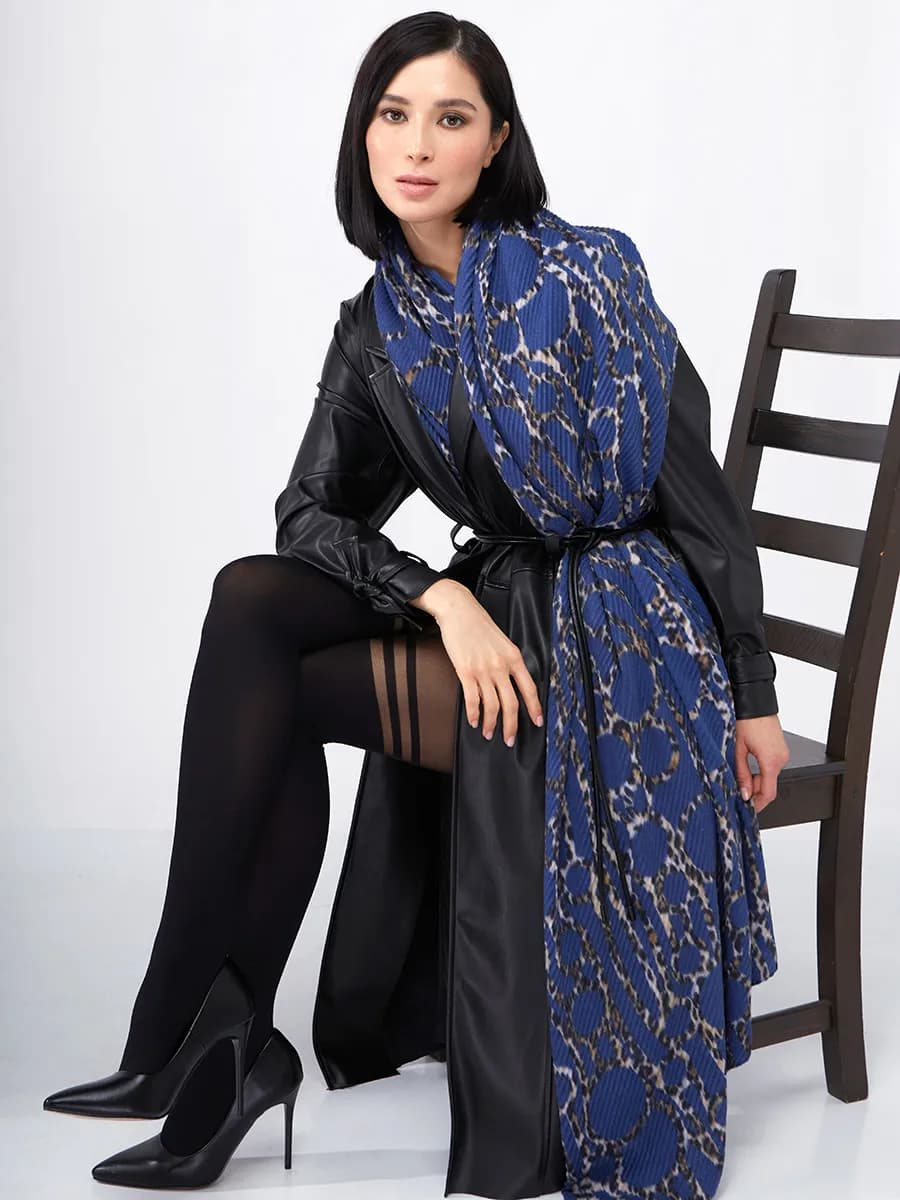 Палантин легкий осень шарф жатка