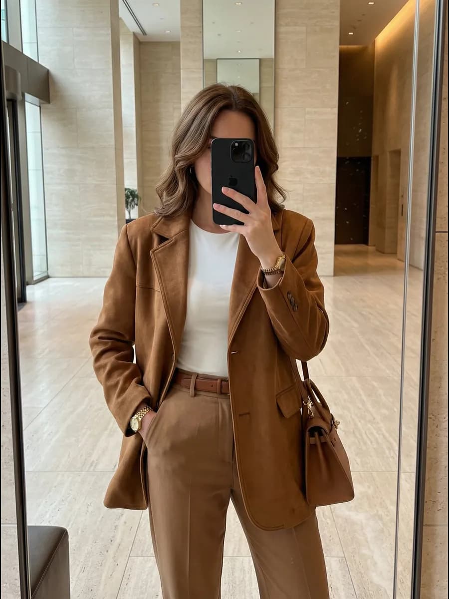 Пиджак замшевый удлиненный жакет оверсайз велюр блейзер