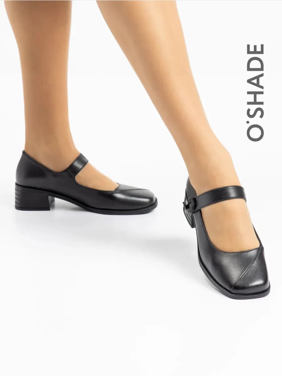 Туфли черные женские - фото 1