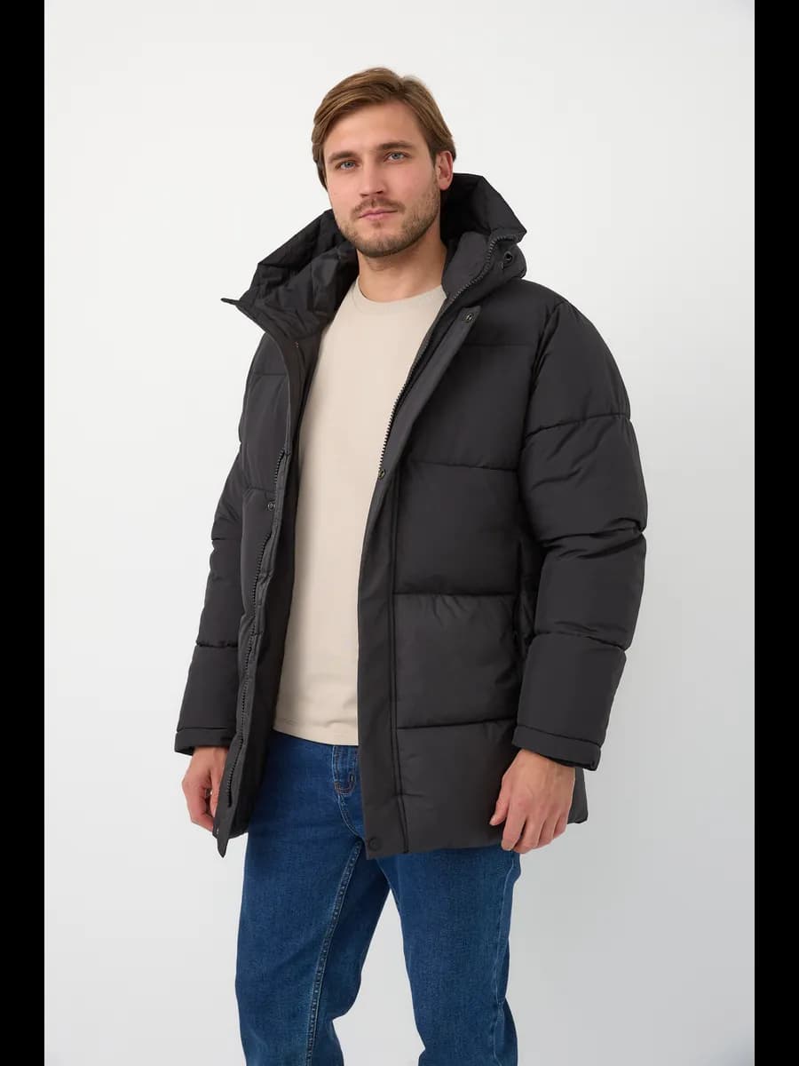 Куртка зимняя с капюшоном - фото 1