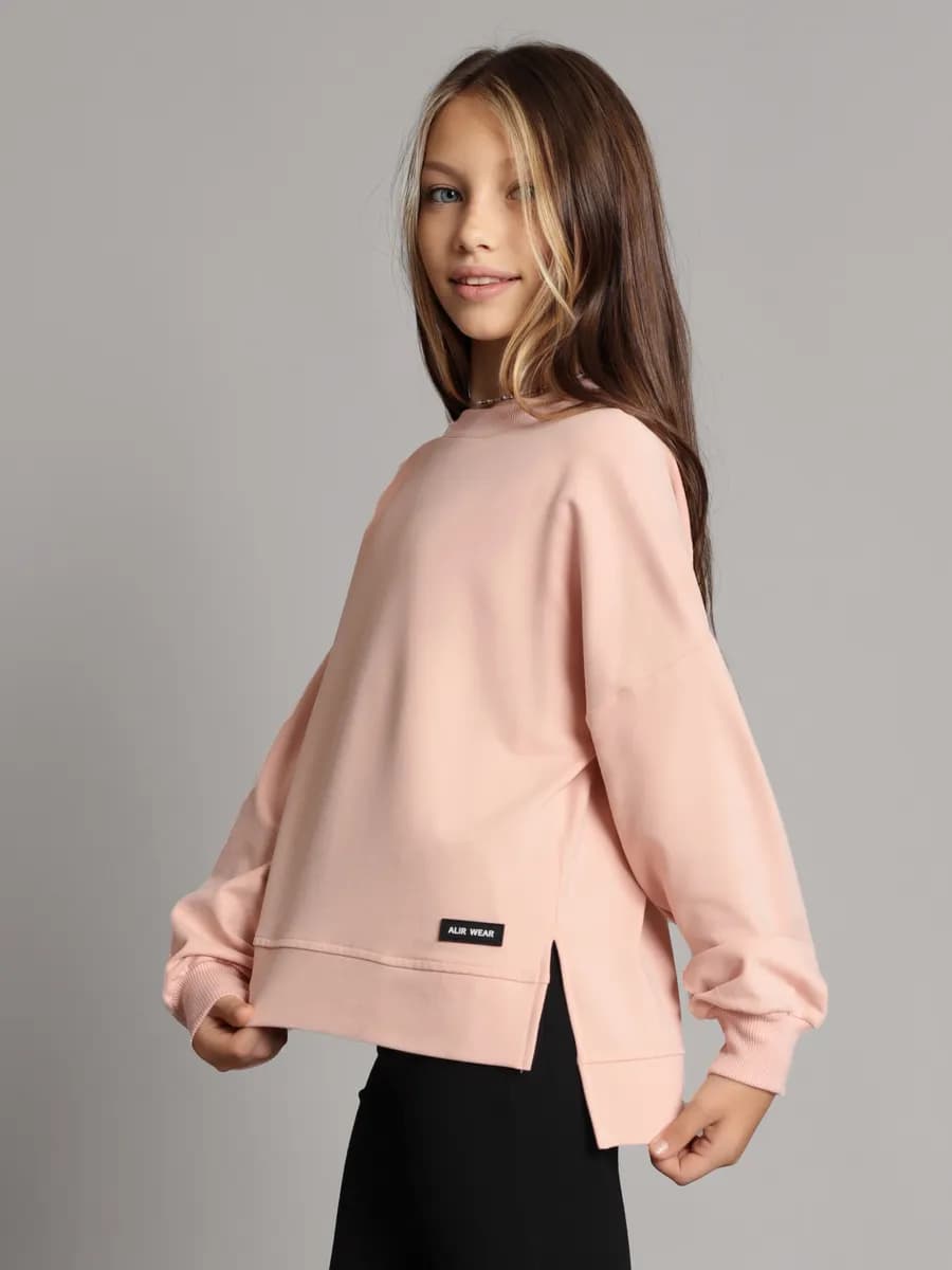 Свитшот оверсайз джемпер без начеса