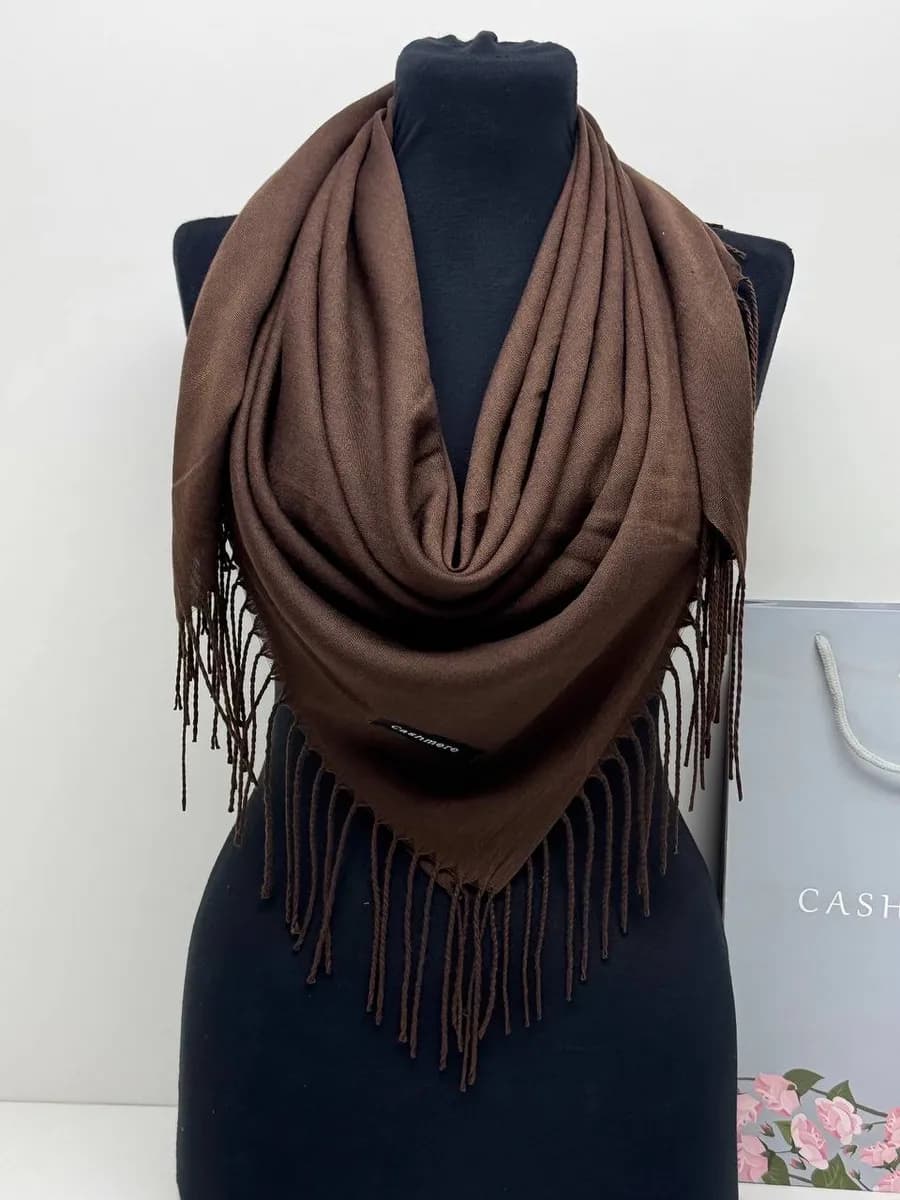 платок однотонные тонкий