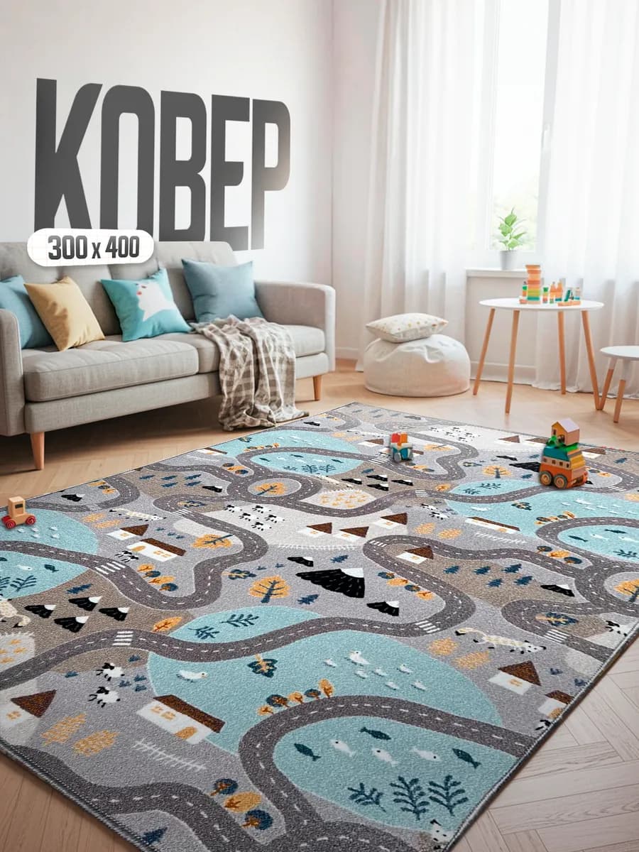 Ковер комнатный 300х400 для дома