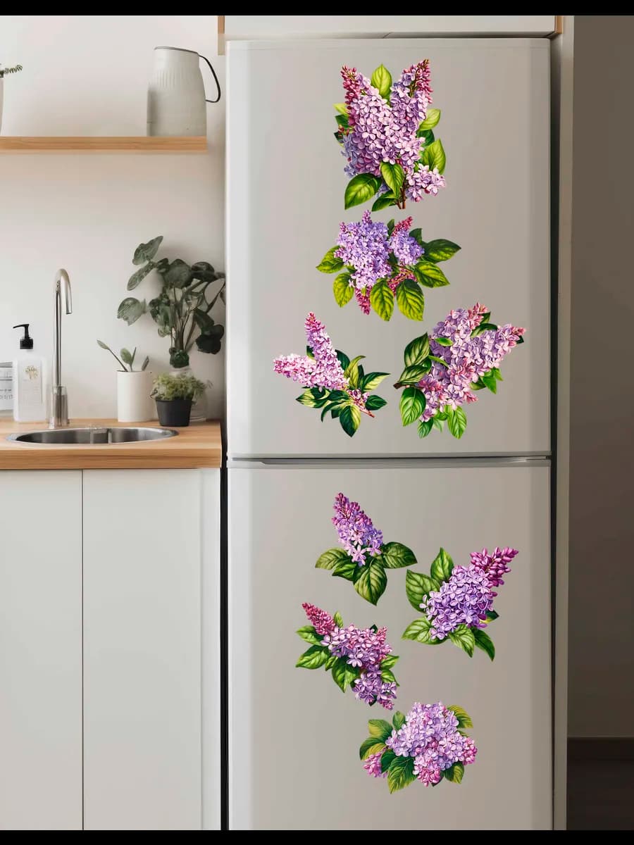 Наклейки интерьерные сирень