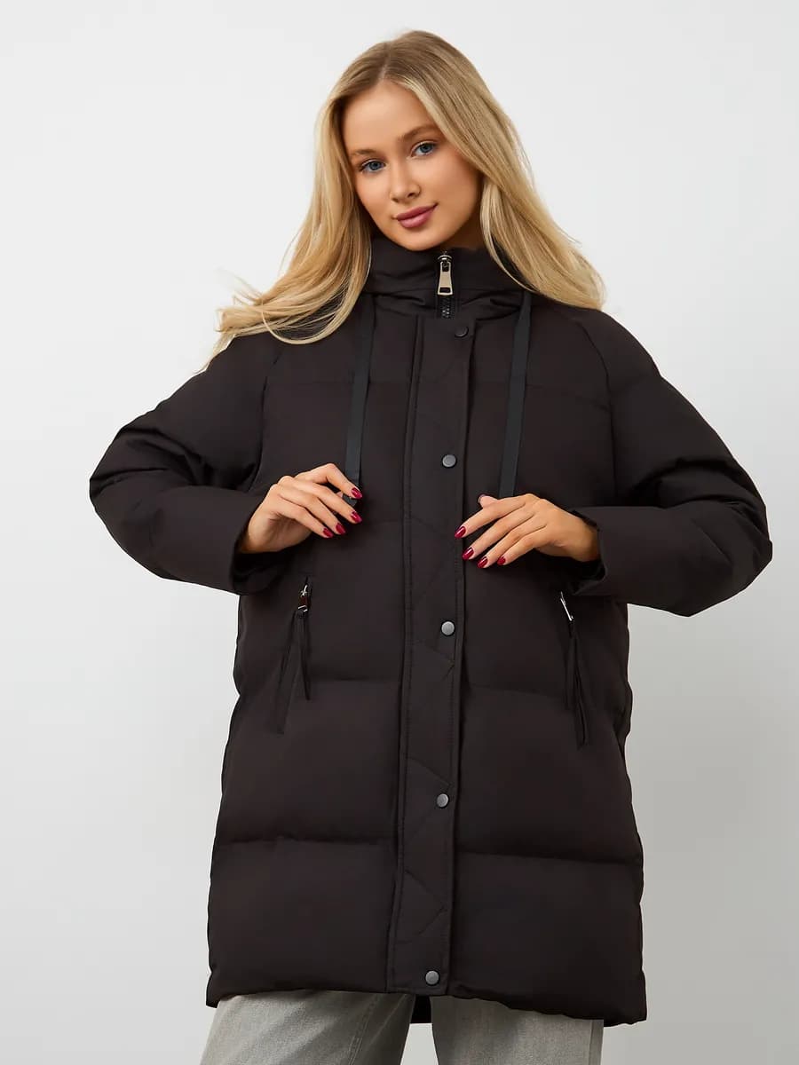 Куртка женская зимняя демисезонная с капюшоном