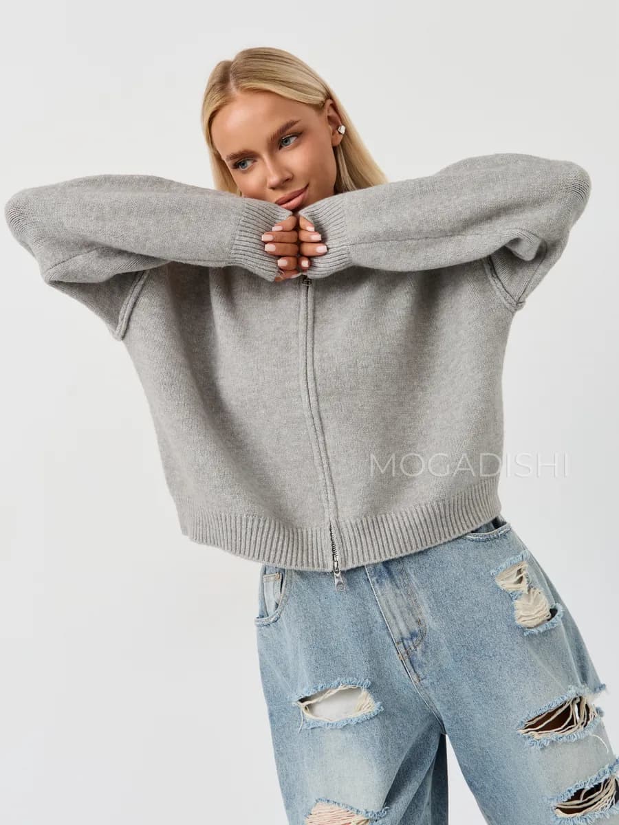 Джемпер на молнии