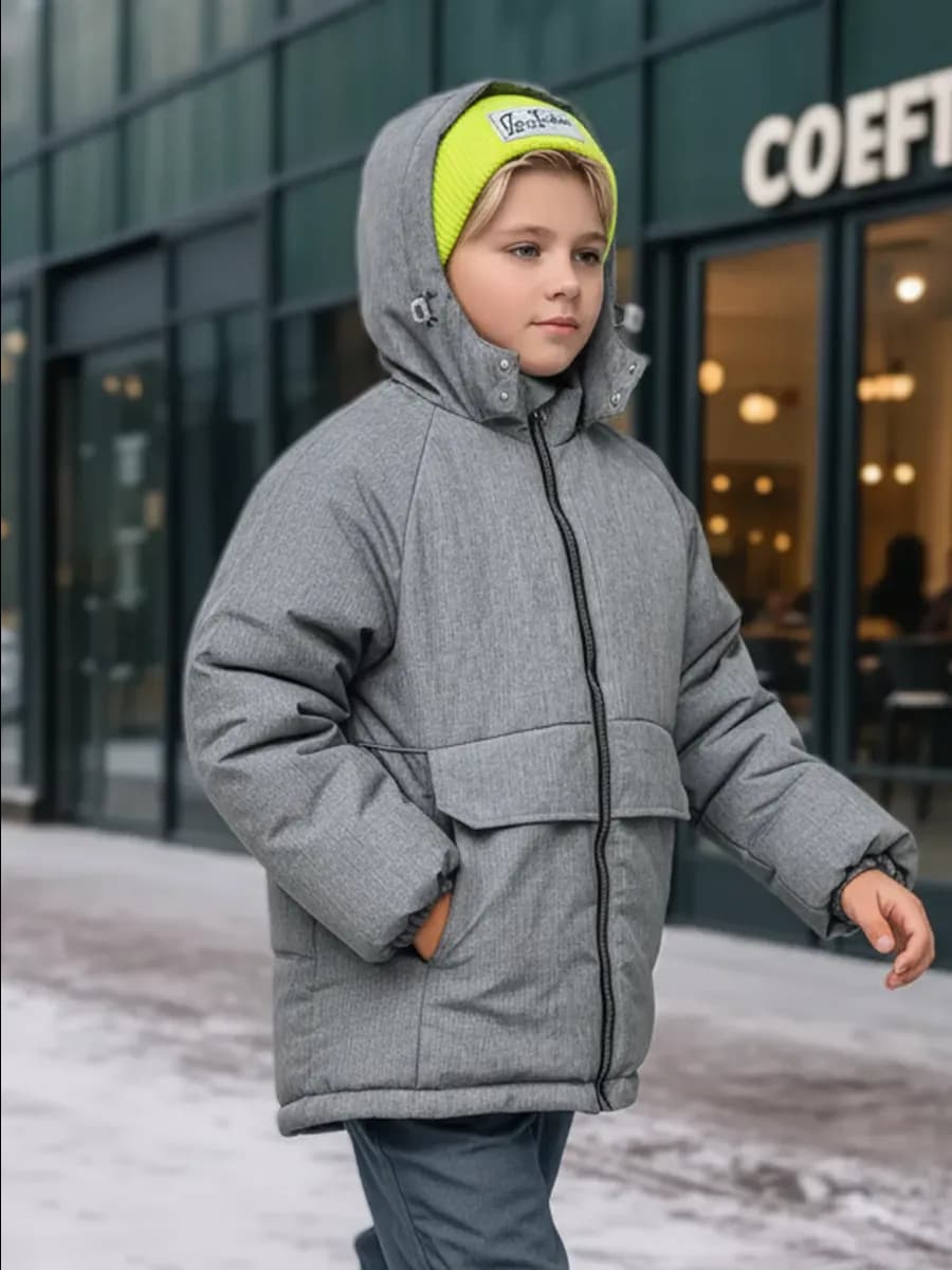 Куртка зимняя детская с капюшоном