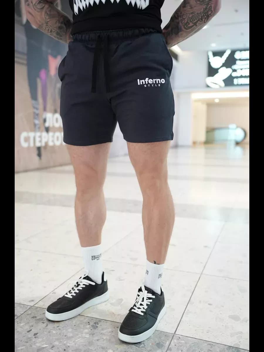 Шорты спортивные мужские, укороченные