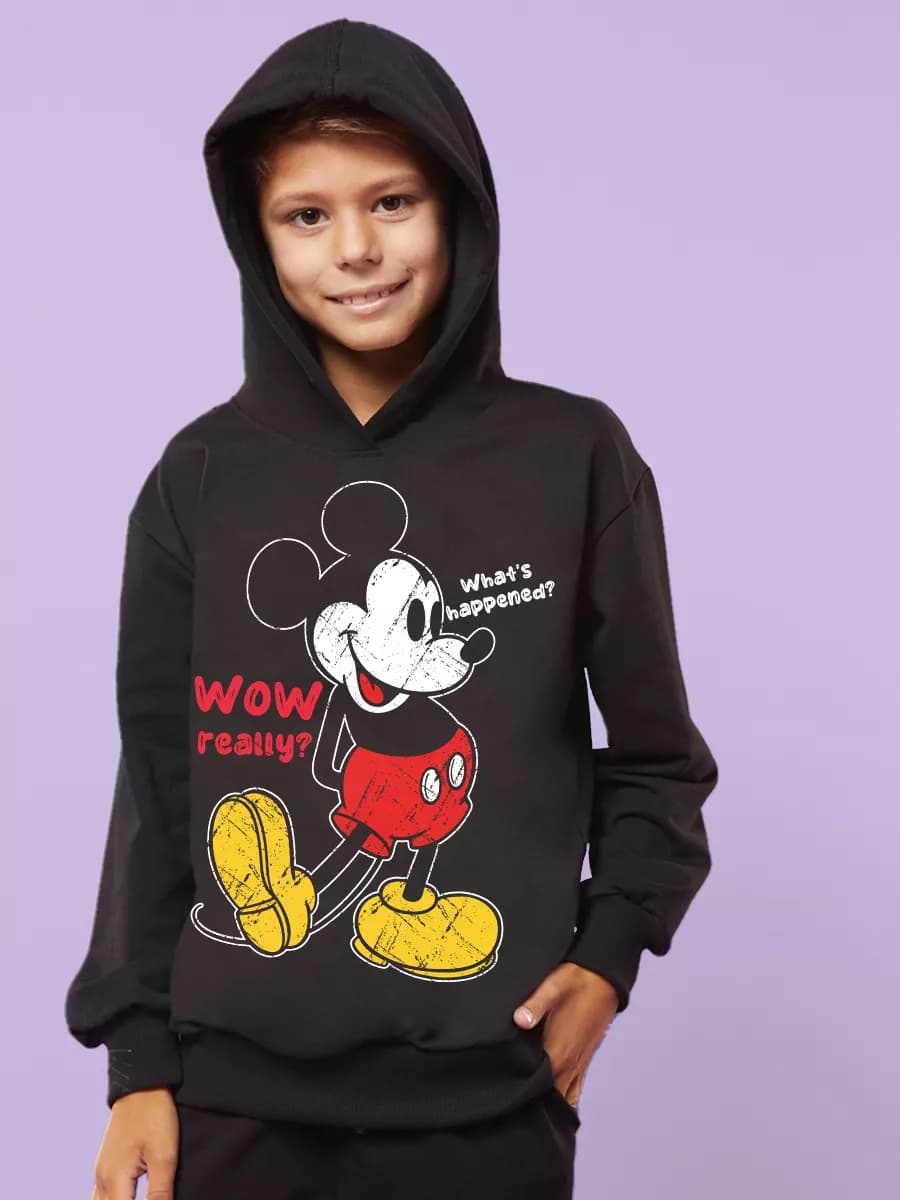 Толстовка оверсайз с капюшоном Mickey Mouse