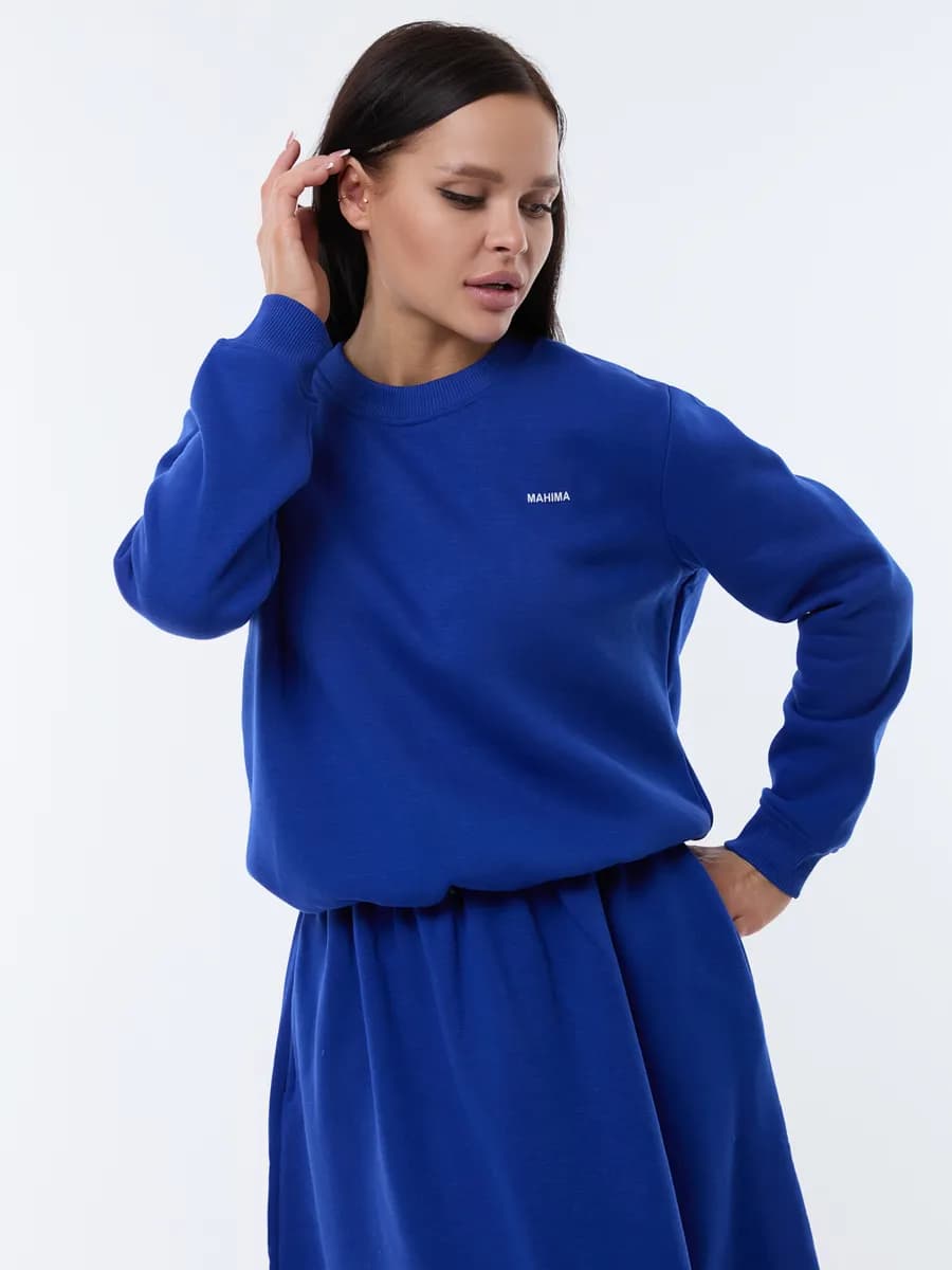 Свитшот с начесом толстовка оверсайз