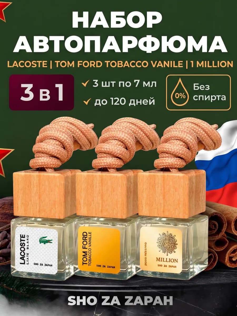 Ароматизатор в машину автопарфюм подвесной набор