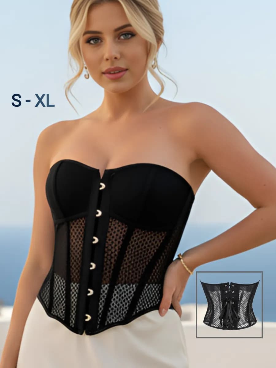 Корсет топ вечерний на шнуровке