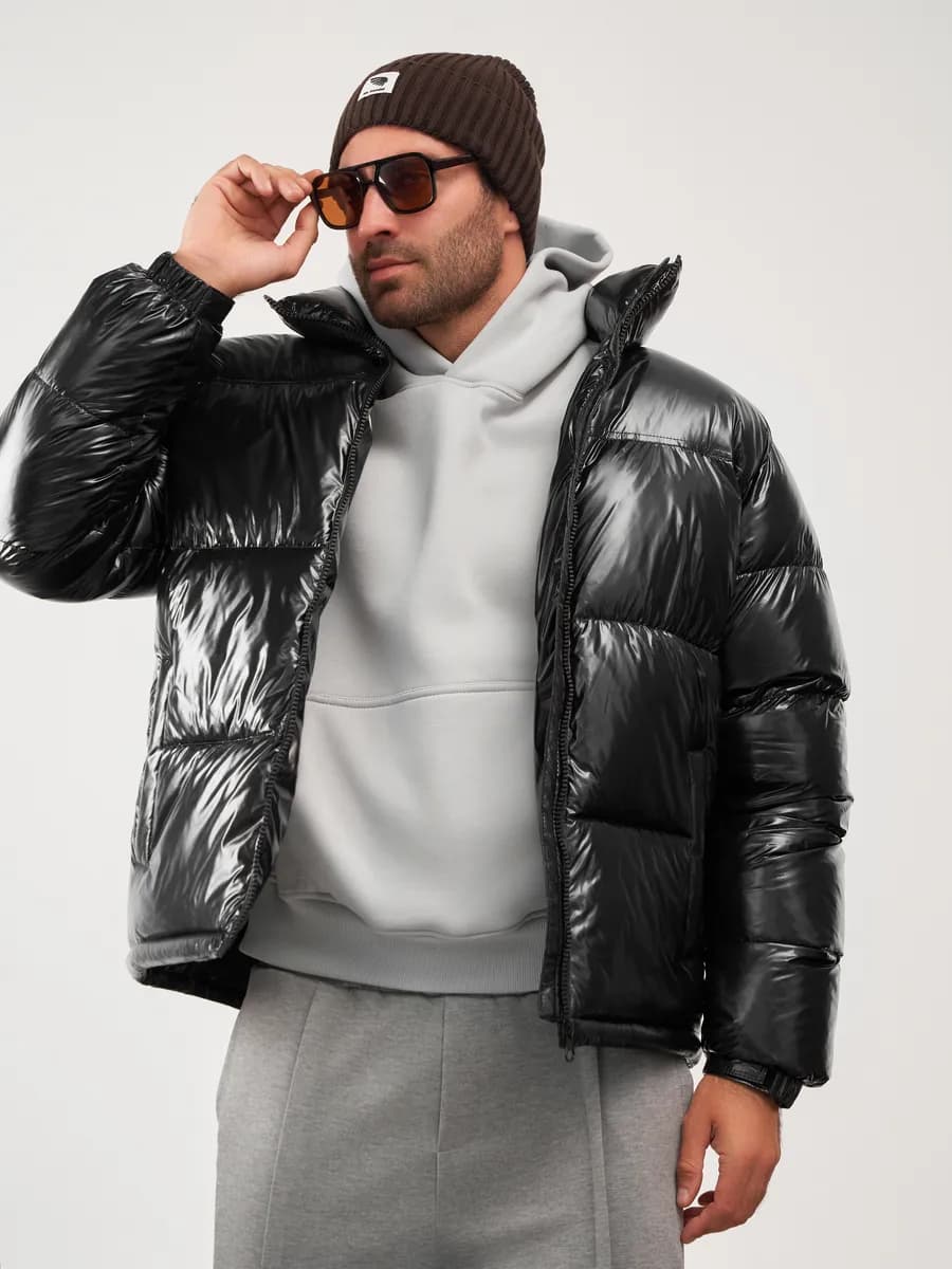 Куртка зимняя короткая без капюшона