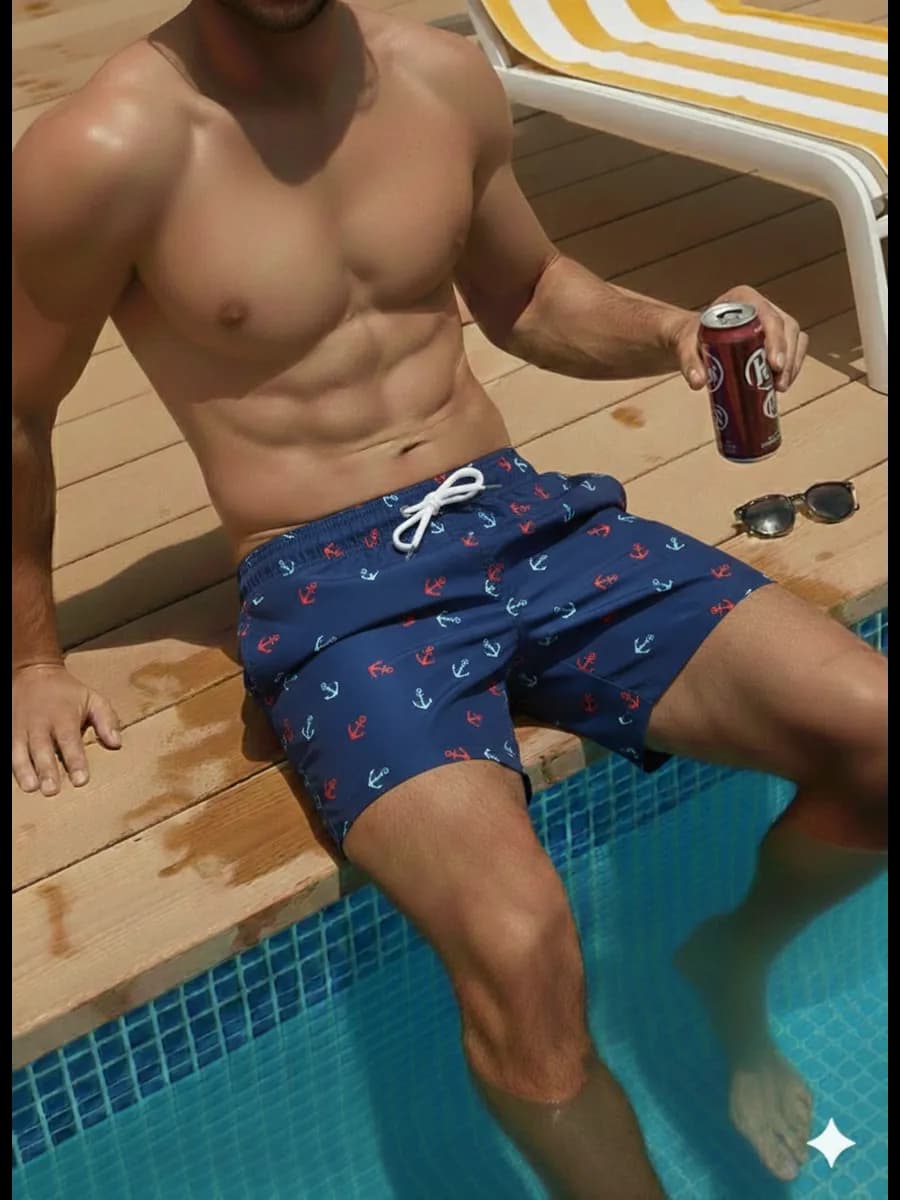 Шорты пляжные для плавания