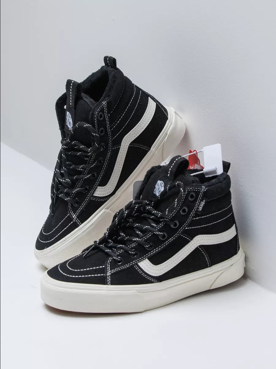 Кеды Vans SK8-HI Зима высокие - фото 1