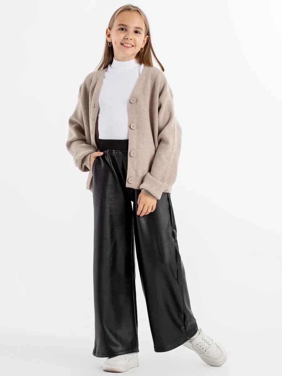 брюки экокожа утепленные