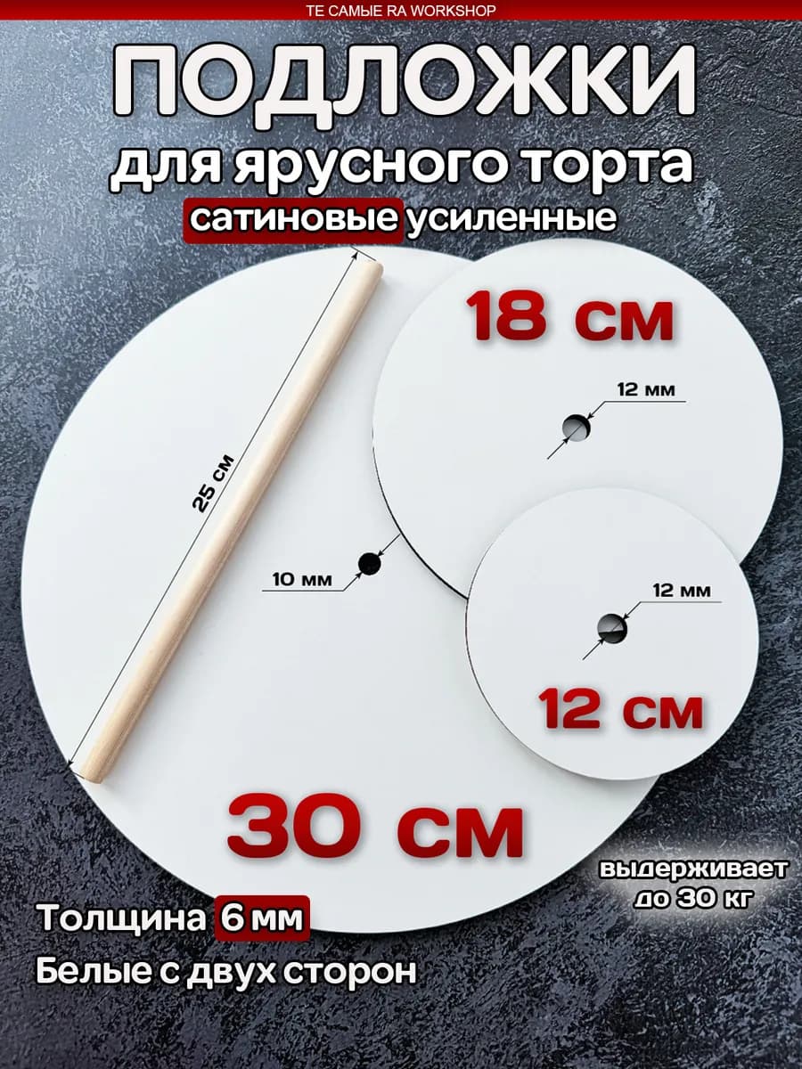 Подложка для ярусного торта