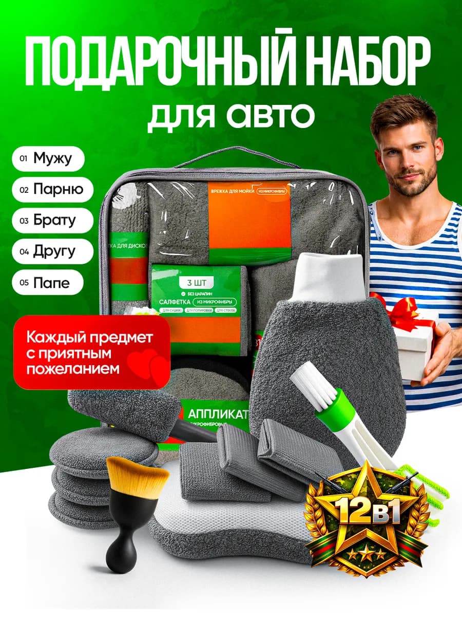 Подарок папе на 23 февраля для мойки авто