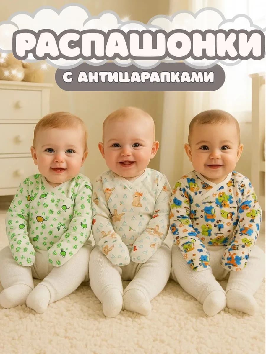 Распашонки для новорожденных